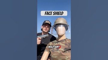 Can a Military Face Shield Stop a Bullet?