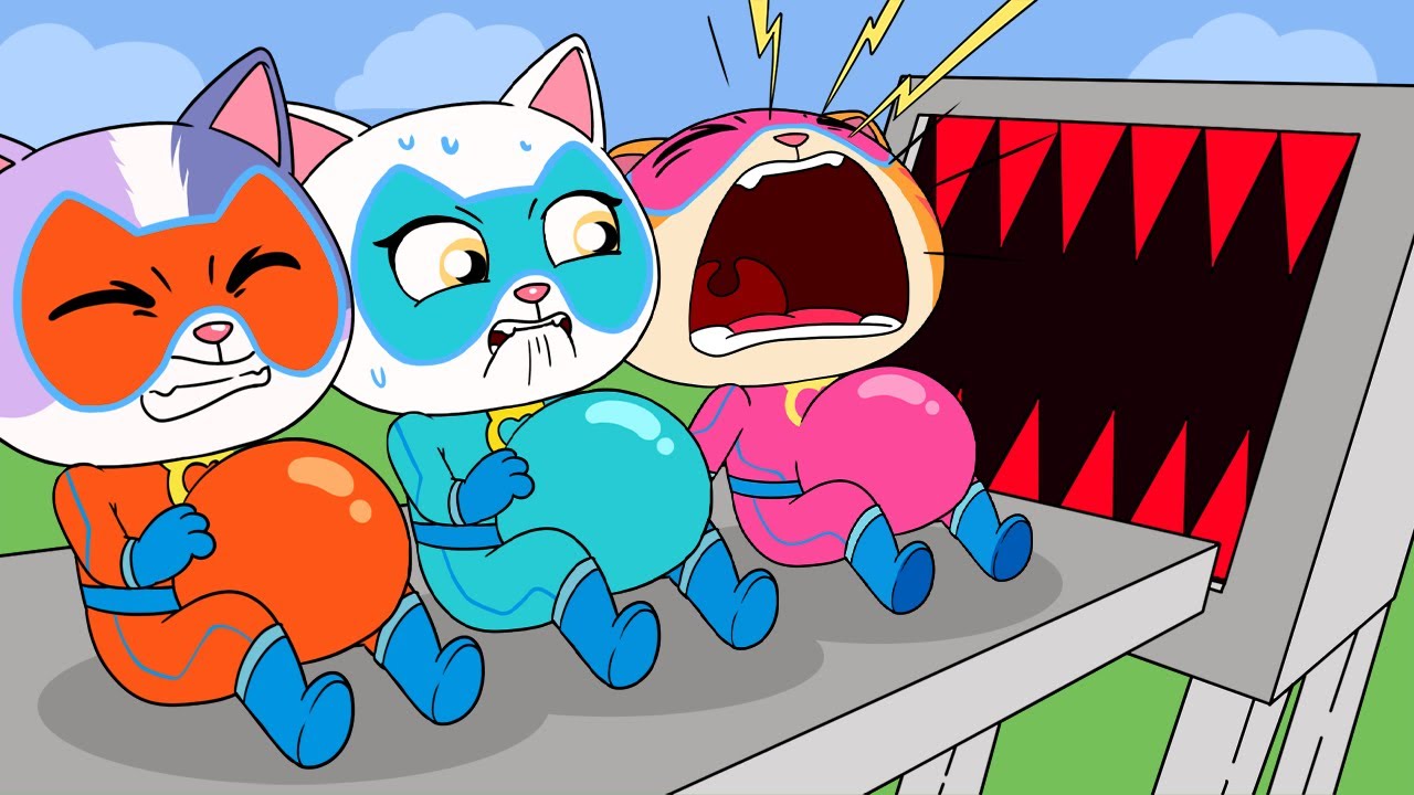 Buddy x Bitsy x Ginny Funny Stories! | SuperKitties Funny Animation