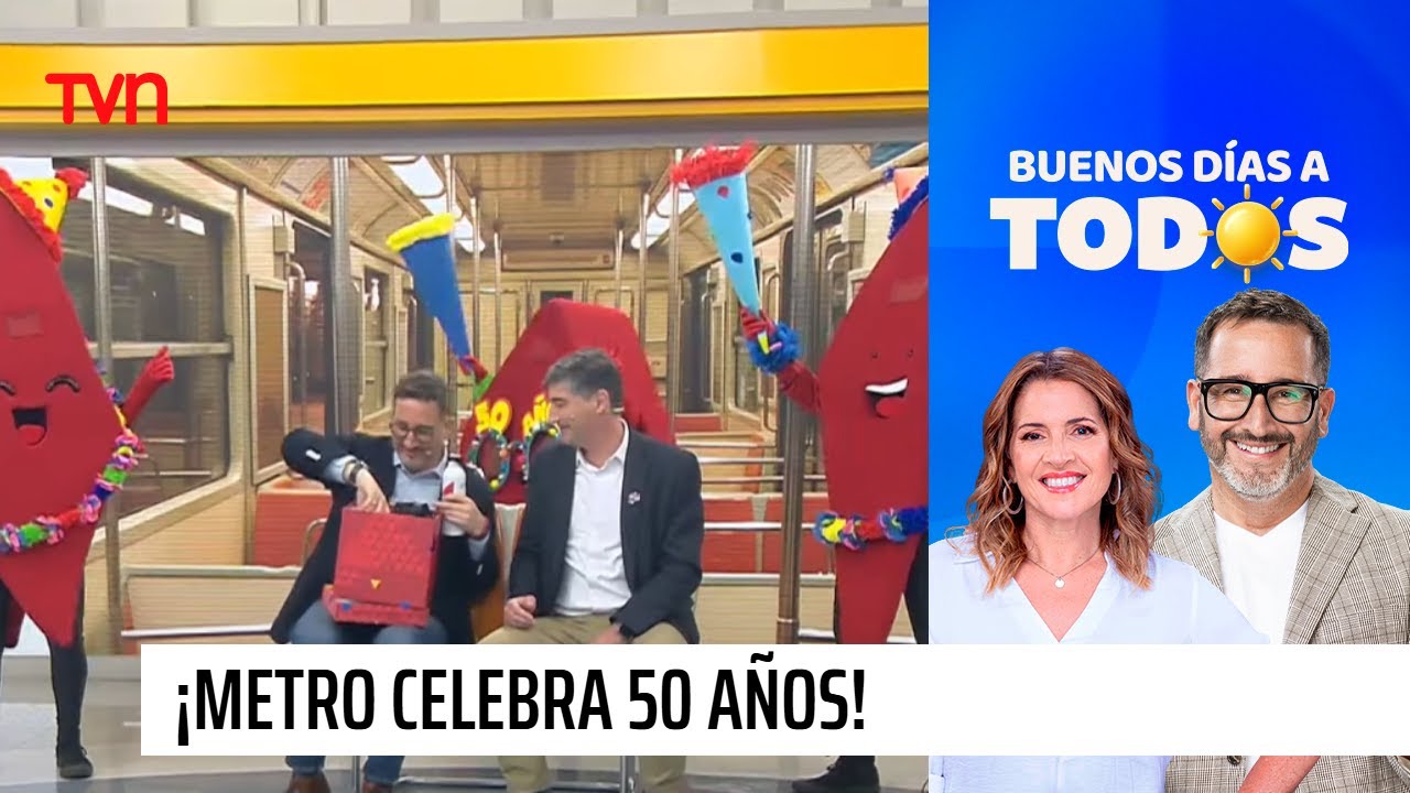 "Estación Bellavista 0990": Metro celebra sus 50 años uniendo a las personas | Buenos días a todos