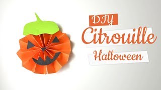 activité manuelle Halloween citrouille - DIY PUMPKIN