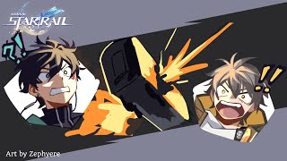 The Wacky Adventures Of Caelus And Dan Heng Honkai Star Rail Comic Dub