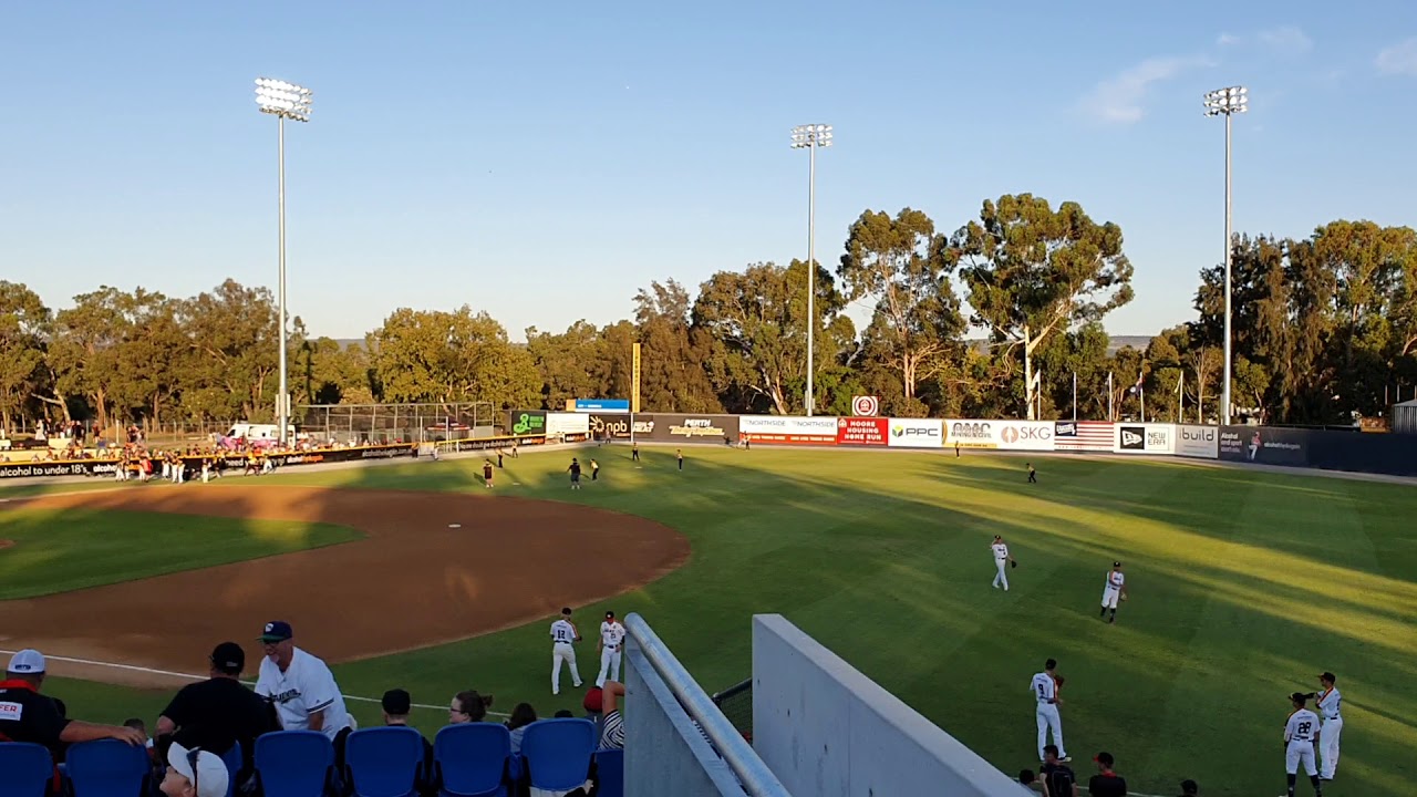 Perth Baseball Perth Heat Baseball park YouTube
