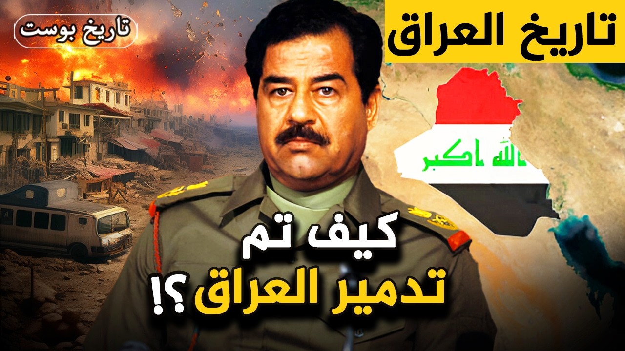 اذا انهارت هذه الدولة فقل علي العرب السلام | ملخص تاريخ العراق بالكامل 🇮🇶