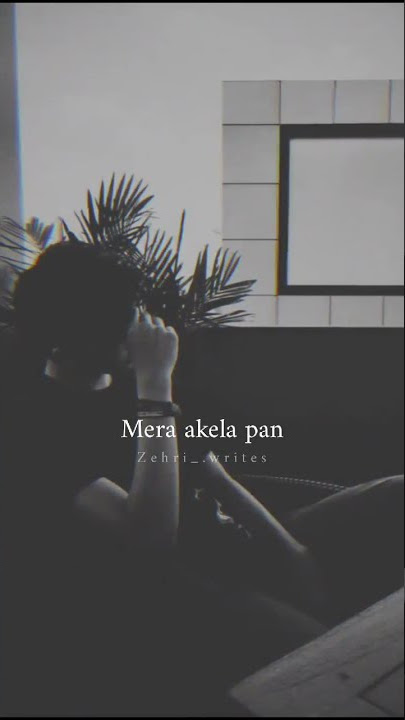 Ajeeb Hai Mera Akela Pan😞 Best Heart Broken 💔 Shayari Status whatsapp status #shorts #shayari #viral