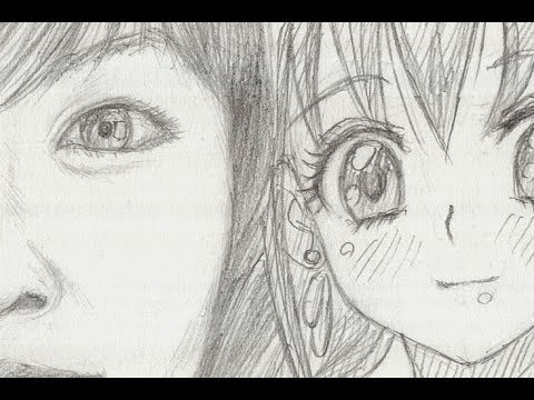 鉛筆で描いて見た!209 福圓 美里ふくえん みさと スマイルプリキュア! キュアハッピー版