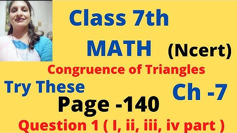 Try These  ( Question 1)    page -140   Class 7.   Chapter 7   #class7mathsncert cbse