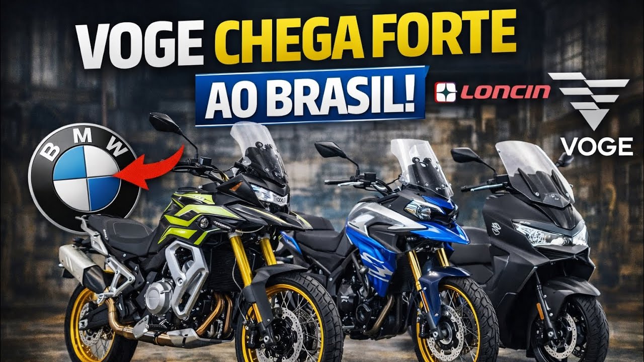 VOGE CHEGA AO BRASIL COM ALTA TECNOLOGIA E CUSTO-BENEFÍCIO PARA ABALAR AS CONCORRENTES