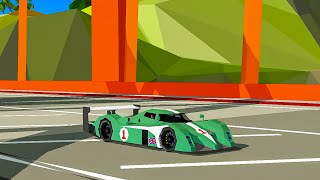 This Low Poly Game has Realistic Physics | Hotshot Racing screenshot 2