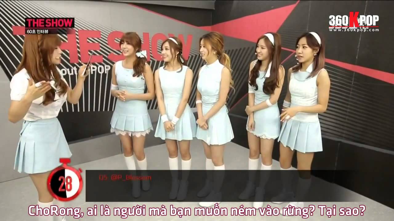 [Vietsub] Apink - MTV The Show (60sec Interview) {A Pink Team}[360kpop]