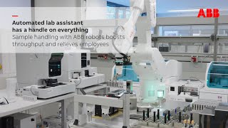 ABB’s robots work safely alongside lab staff to boost productivity at MVZ’s laboratory in Germany