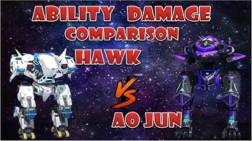 💥Ability Damage Comparison💥 Hawk after NERF vs Ao Jun war robots