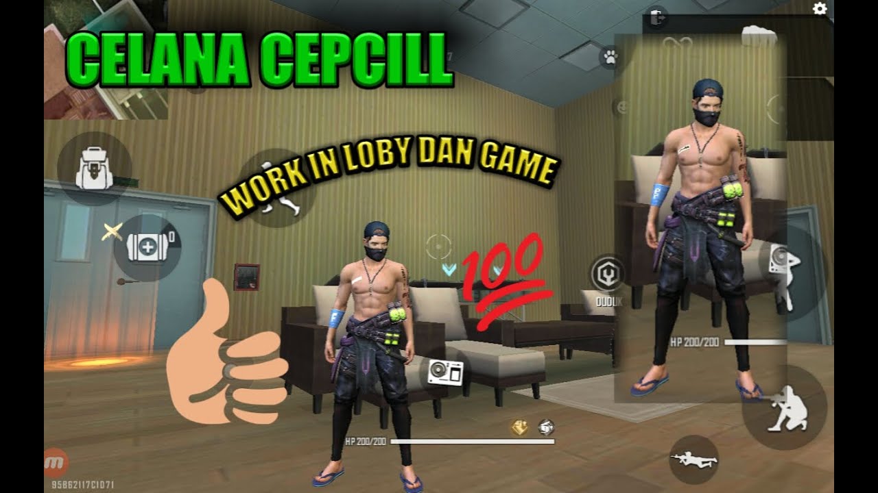 Work 100 Config Celana Cepcill Garena Free Fire Youtube