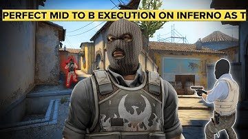 Perfect Mid to B Execution on Inferno as T - Lesson by CS2 Coach v1dma
