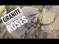 Stone carving. Granite roses. Резьба по камню. Резка розы из гранита.