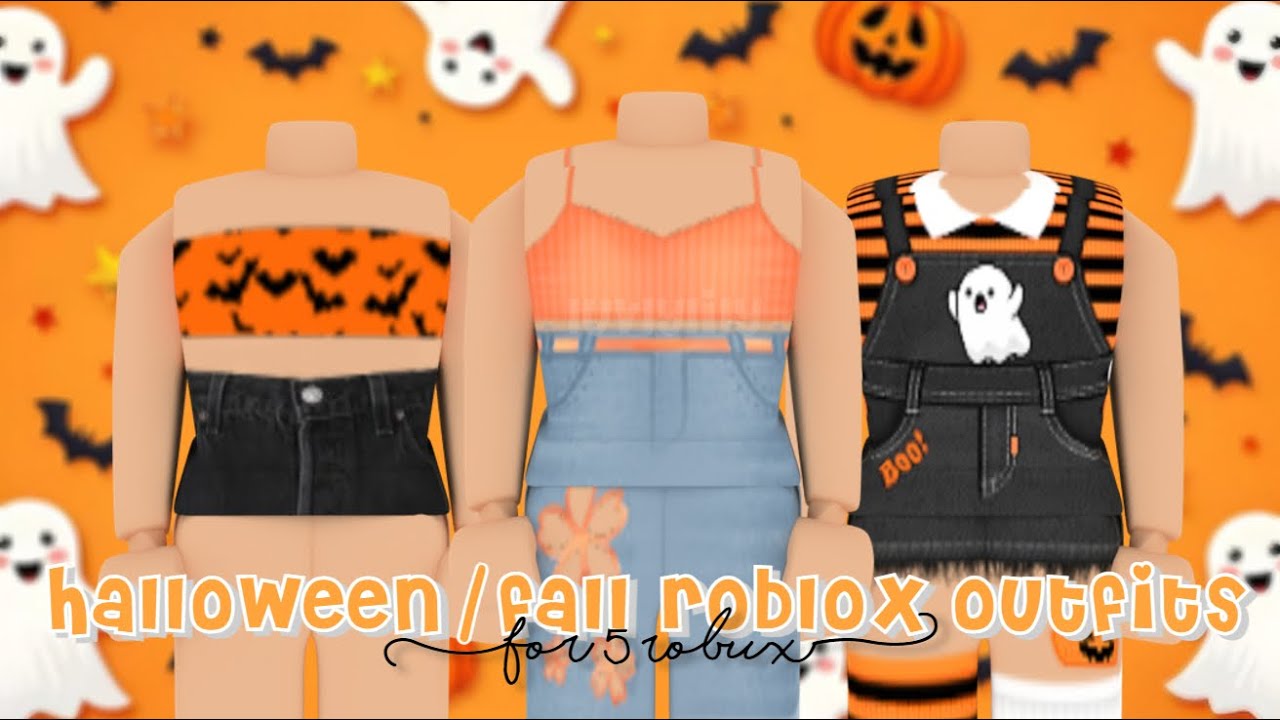 HALLOWEEN/ FALL roblox outfits for 5 robux || with CODES! 🎃🍂 - YouTube