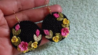 HOW TO MAKE CROCHET EARRINGS | VERY EASY AND VERY BEAUTIFUL EARRINGS