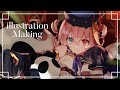 【イラストメイキング】笹木咲描いてみた【にじさんじ】