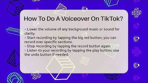 How To Do A Voiceover On TikTok? - Everyday-Networking