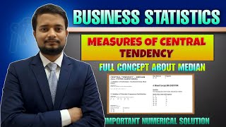 | Central Tendency (Median) All Types of Questions | Scattered, Discrete, Continuous Data |