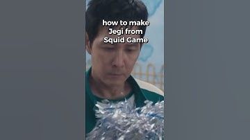 how to make Jegi from Squid Game 🦑 DIY Jegi for Jegichagi #jegi #jegichagi #squidgame #diy #origami