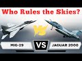 MiG-29 vs Jaguar 2000 – India’s Air Dominator vs Strike Bomber | Jet Comparison 2025.