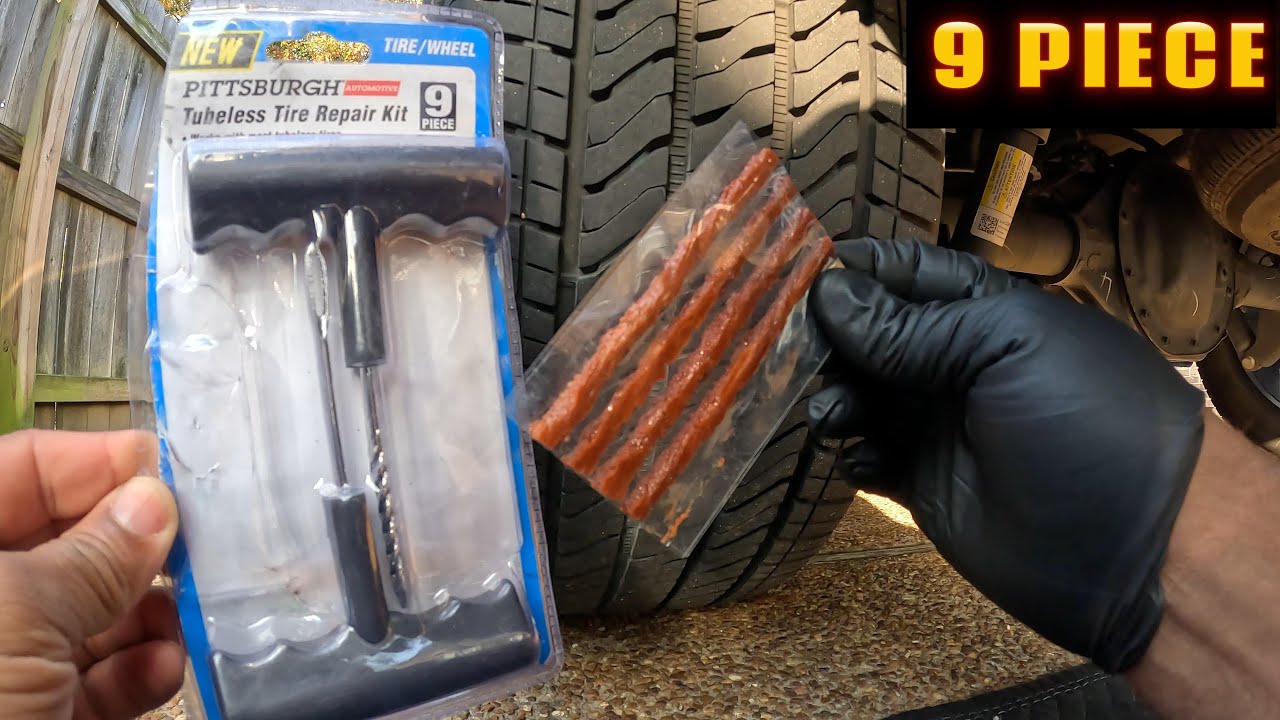 Pittsburg Tubeless Tire Repair Kit YouTube