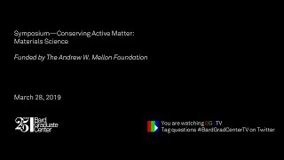 Symposium—Conserving Active Matter: Materials Science (Welcome & Intro)