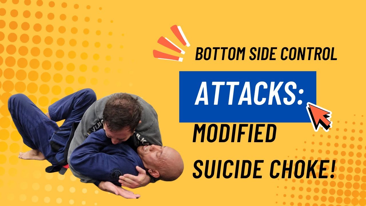 Bottom Side Control Attack - Modified Suicide Choke - YouTube