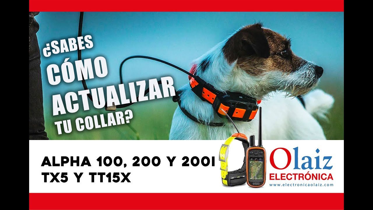 Actualización collares Garmin Fácil y Rápido -