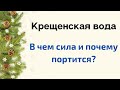 Крещенская вода - в чем её сила и почему она портится?