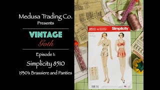 Vintage Goth: Episode 1 Simplicity 8510