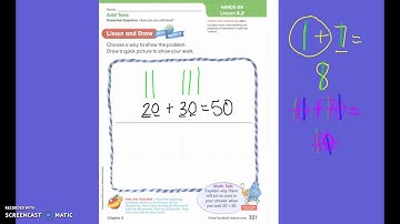 First Grade Math Lesson 8.2 Add Tens