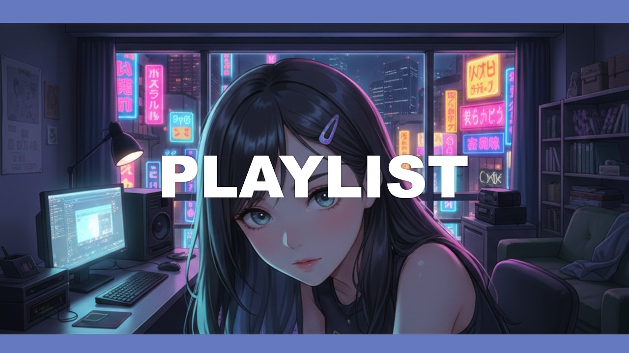[PLAYLIST] Midnight Cruise in Tokyo 2020s | A Late Night Drive with LUNA | 20's Tokyo Aesthetic 🇯🇵🌃