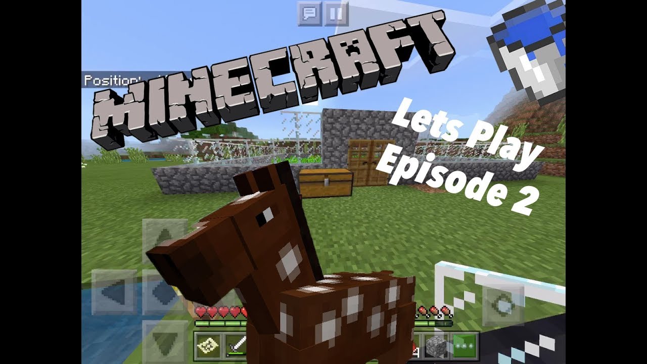 Minecraft Lets Play Episode 2 - Building a Farm - YouTube
