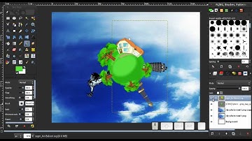 Sphere Deformation Effect in GIMP