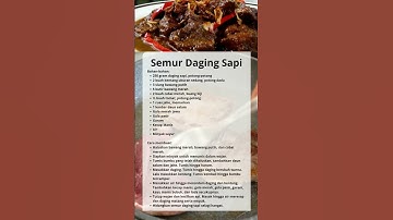 Thumbnail of Resep Semur Daging Sapi #shorts #shortsfeed #shortvideo #resepmasakan #resep #semurdagingsapi