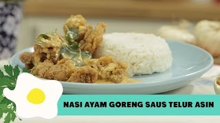 AYAM SAUS TELUR ASIN KEKINIAN || mantap terasa