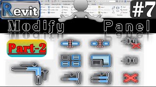 #7   How To Use Trim, Extend, Array, Scale, Split, Delete,Pin & Unpin Command in Revit Modify Panel