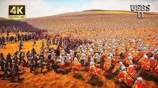 ROMAN TOTTAL WAR ARMY DEFENDS AGAINST THE ATTACK 3,000,000 ZOMBIES Ultimate Epic Battle Simulator 2