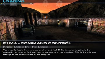 Classic Doom 3 e1m4 Command Control Gameplay (on Dhewm3 via Delta Touch for Android)
