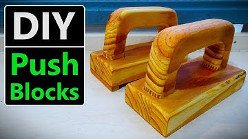 Making Simple Push Blocks for the Jointer / Planer