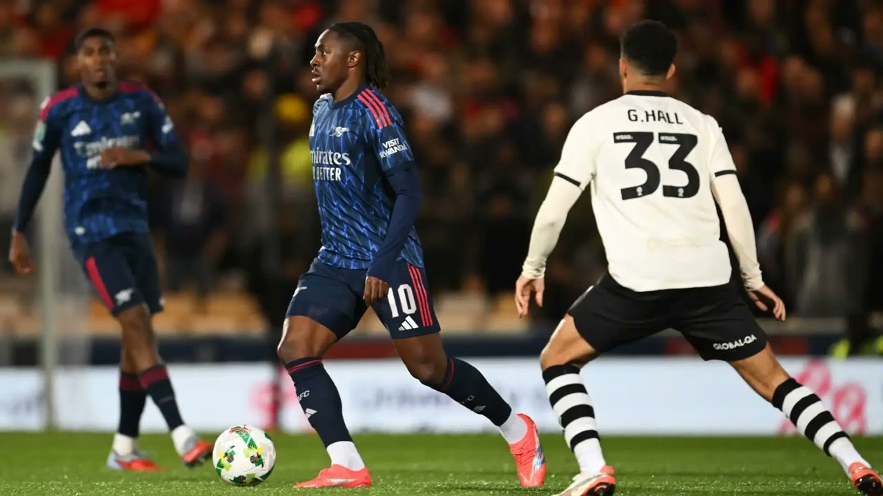 Arsenal Edge Past Port Vale in Carabao Cup Thriller | Trossard & Eze Shine!