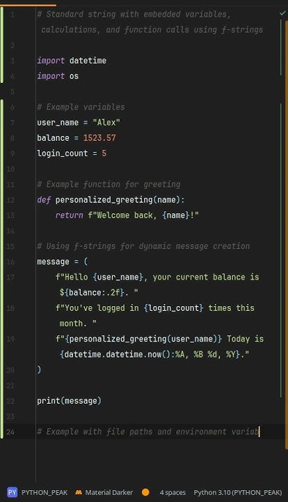 Why use Python f-strings for #dynamic strings? Why Python F-Strings are ...