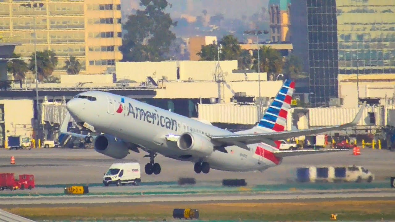 20 NON-STOP Takeoffs In 8 Minutes | Los Angeles Airport Plane Spotting [KLAX/LAX] #1