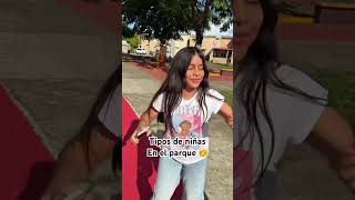 Tipos de niñas en el parque #parque #amigas #urbanizacion #comedia #humor