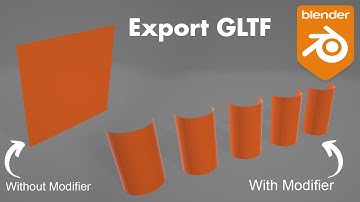 How to export GLTF file with modifier in blender | How to fix GLTF problem | HASWIZ