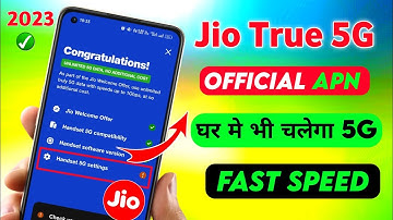 Jio Network Enable Original 5G Internet in any Phone Using New APN Settings 2023😍