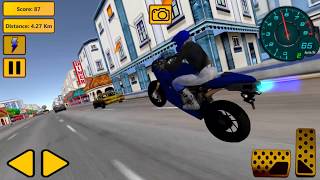 Traffic Racer Highway Moto Rider Simulator Racing - bike racing games screenshot 1