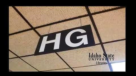 Finding books in ISU Libraries