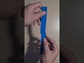Magic paper! Red➡️Blue!Easy tutorial!! #magictrickssecret #illusion #magictricks #origami #magician